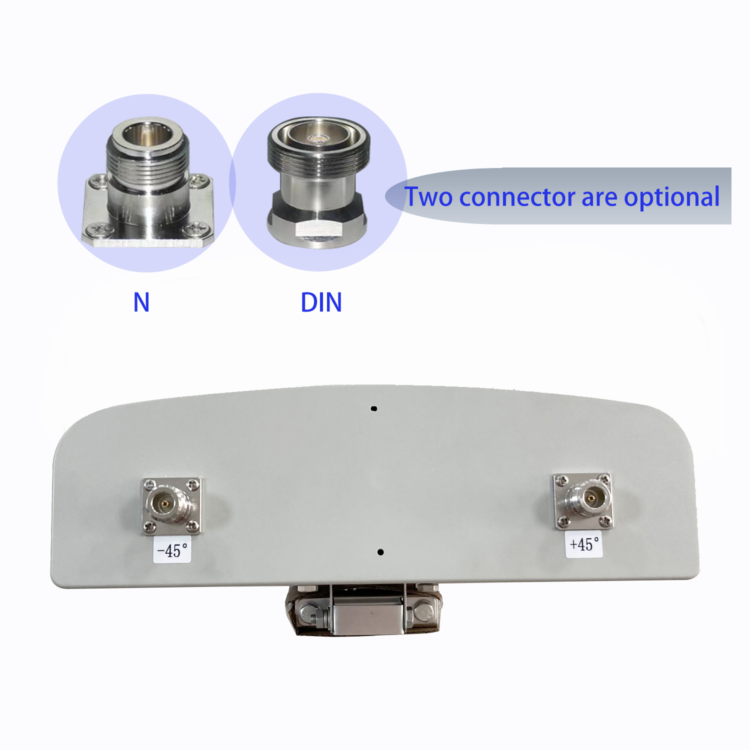 2 Ports Directional Antenna 18 dB 4G5G N'èzí IP67 njikọ